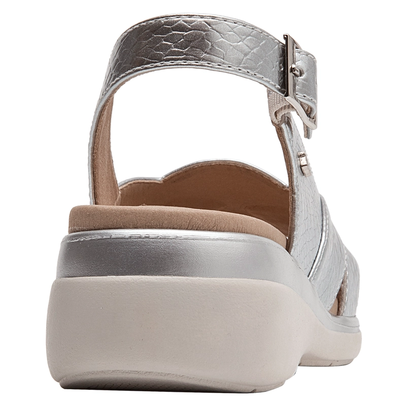 SANDALIA CASUAL MUJER 16 HRS - 16M0496 | PLATEADO - 3