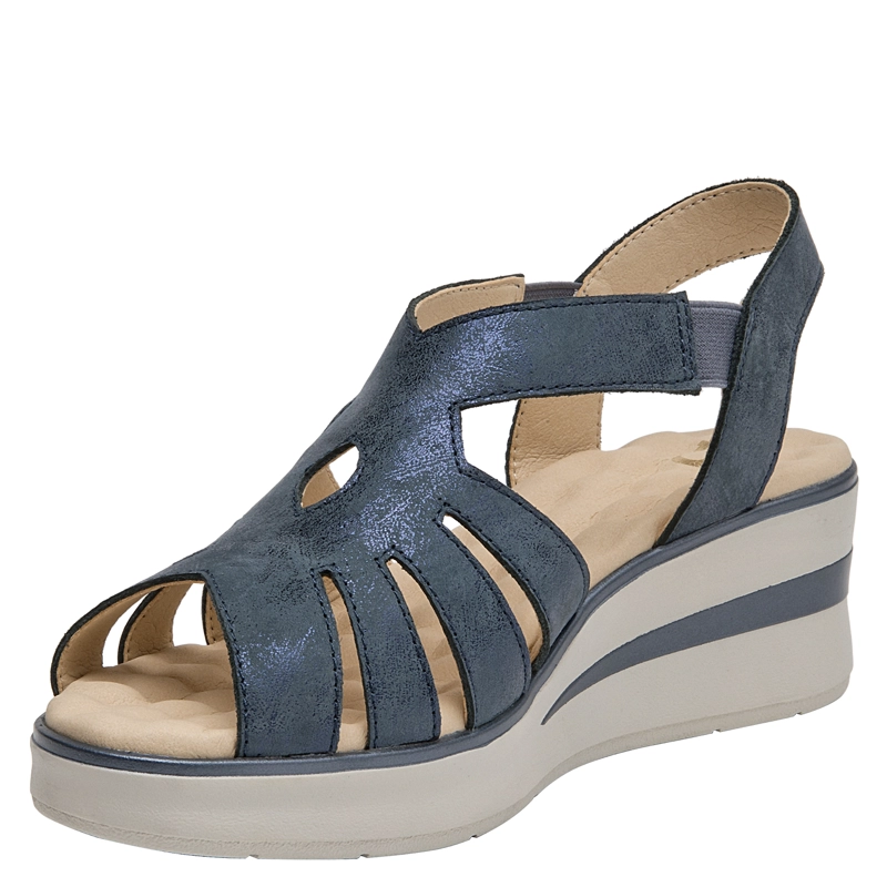 SANDALIA CASUAL MUJER 16 HRS - 16M0423 | AZUL - 6