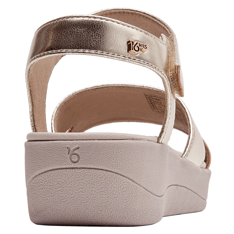 SANDALIA CASUAL MUJER 16 HRS - 16M0497 | DORADO - 8