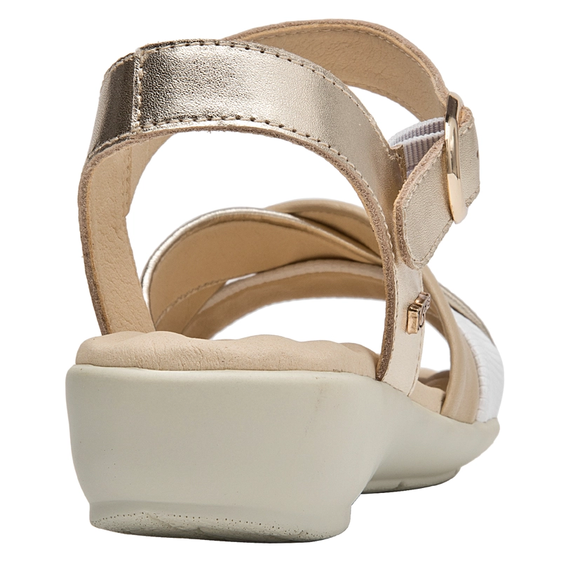 SANDALIA CASUAL MUJER 16 HRS - 16M0387 | BEIGE - 4