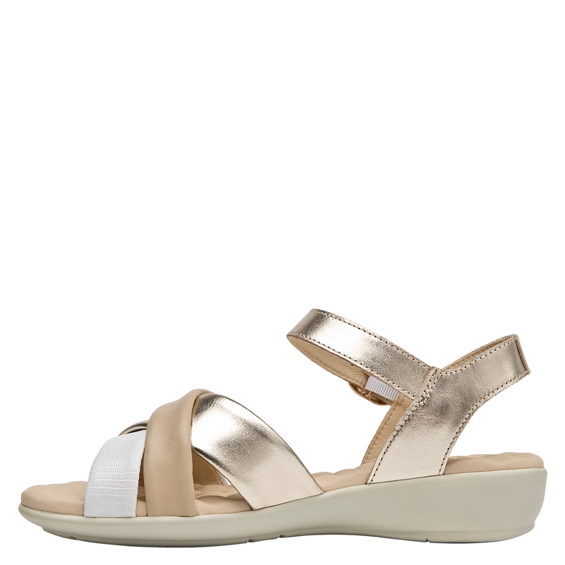 SANDALIA CASUAL MUJER 16 HRS - 16M0387 | BEIGE - 5