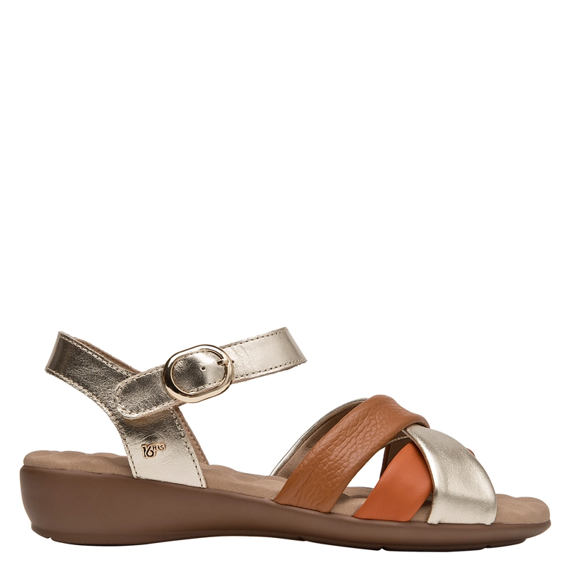 SANDALIA CASUAL MUJER 16 HRS - 16M0387 | MARRON - 1