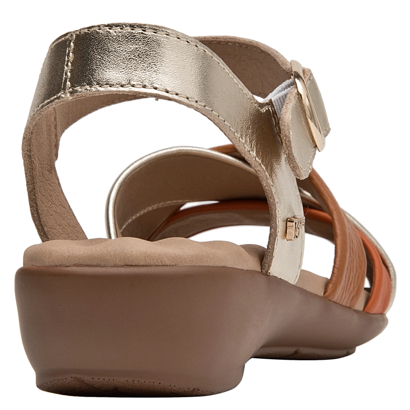 SANDALIA CASUAL MUJER 16 HRS - 16M0387 | MARRON - 3