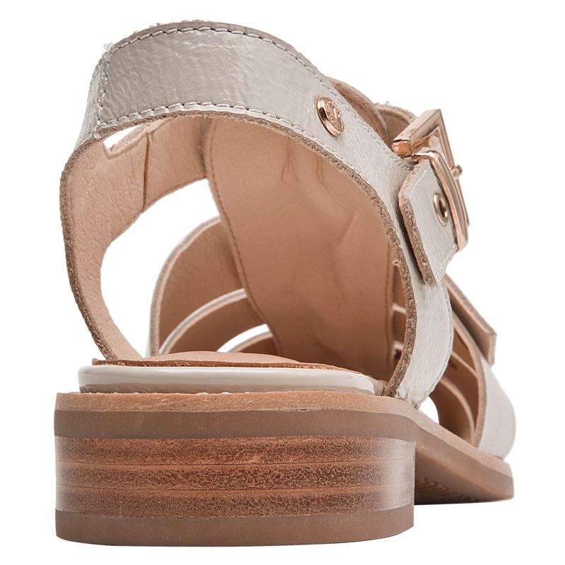 SANDALIA CASUAL MUJER POLLINI - POM0040 | BEIGE - 4