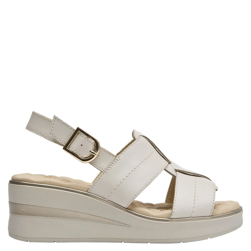 SANDALIA CASUAL MUJER 16 HRS - 16M0424 | BEIGE - 1
