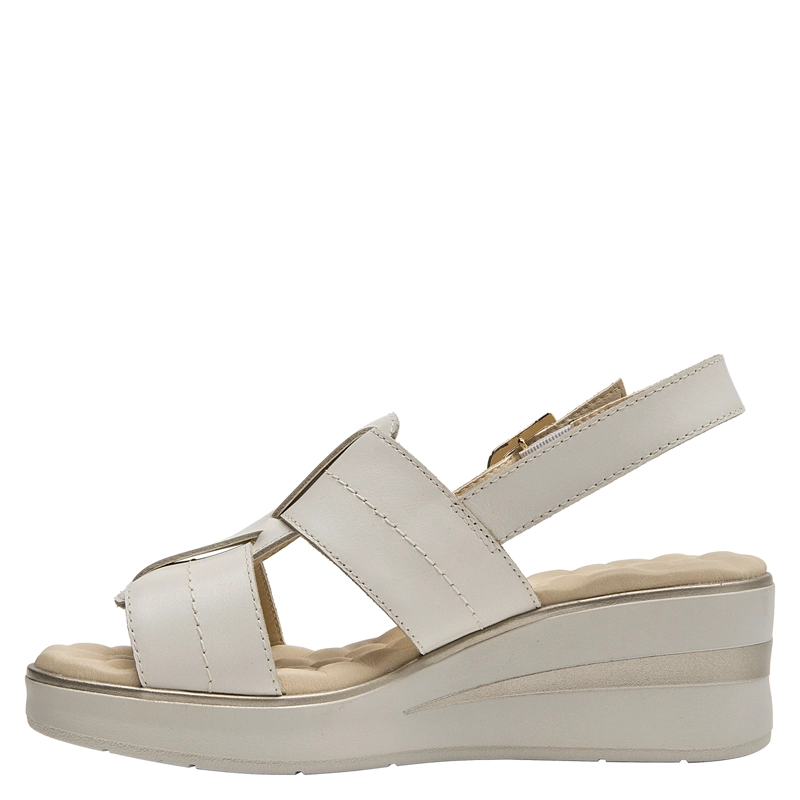 SANDALIA CASUAL MUJER 16 HRS - 16M0424 | BEIGE - 4