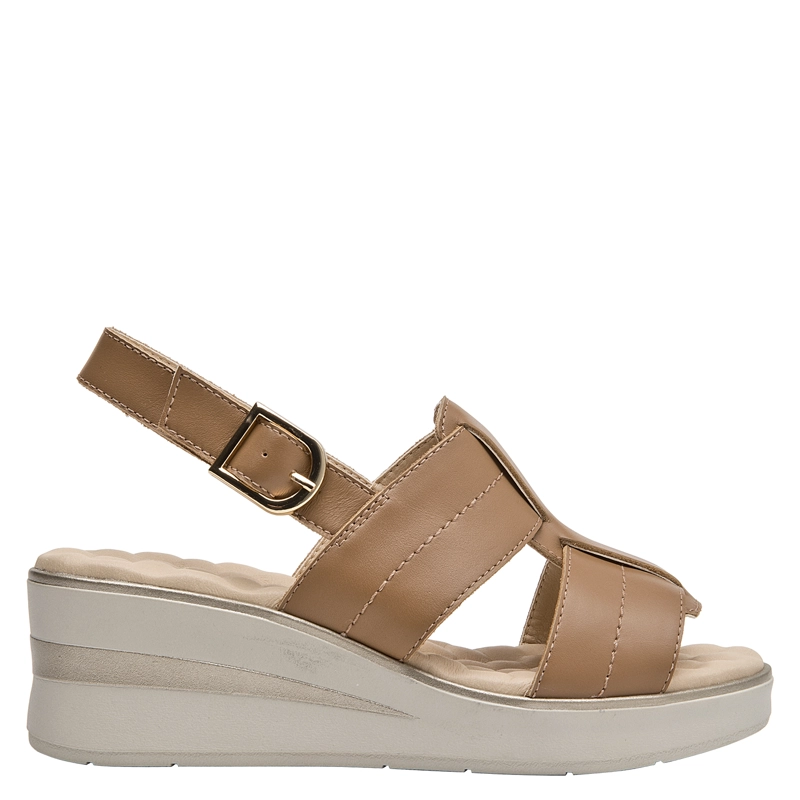 SANDALIA CASUAL MUJER 16 HRS - 16M0424 | BEIGE - 6