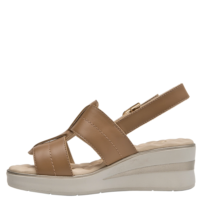 SANDALIA CASUAL MUJER 16 HRS - 16M0424 | MARRON CLARO - 9
