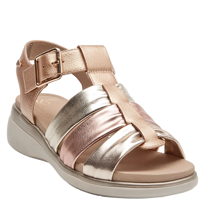 SANDALIA CASUAL MUJER 16 HRS - 16M0494 | DORADO - 2