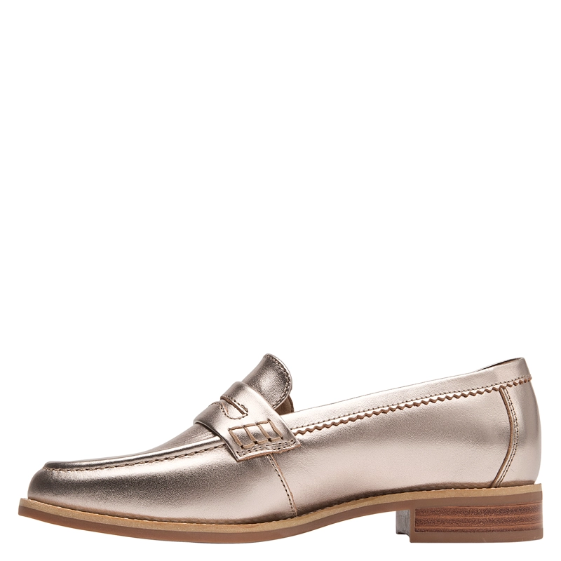 MOCASIN CASUAL MUJER POLLINI - POM0324 | DORADO - 4