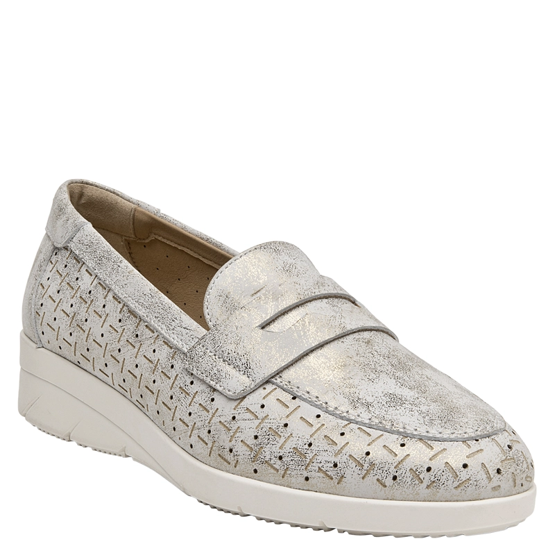 MOCASIN CASUAL MUJER 16 HRS - 16M0403 | PLATEADO - 2