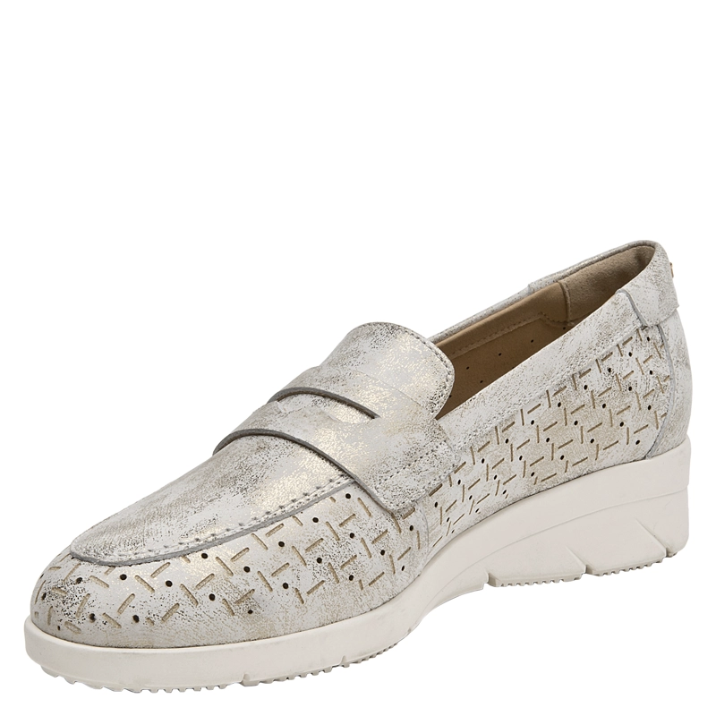 MOCASIN CASUAL MUJER 16 HRS - 16M0403 | PLATEADO - 5