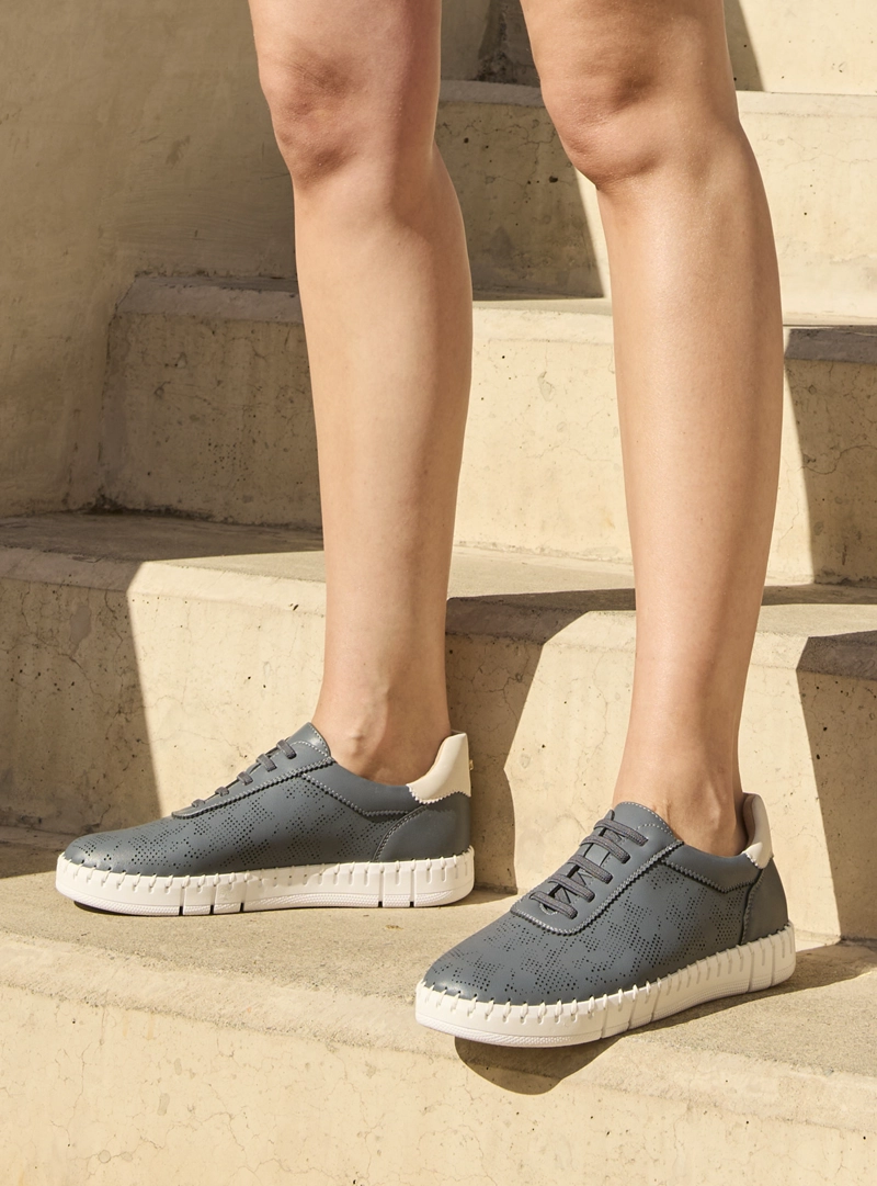 ZAPATILLA CASUAL MUJER 16 HRS - 16M0462 | AZUL - 1