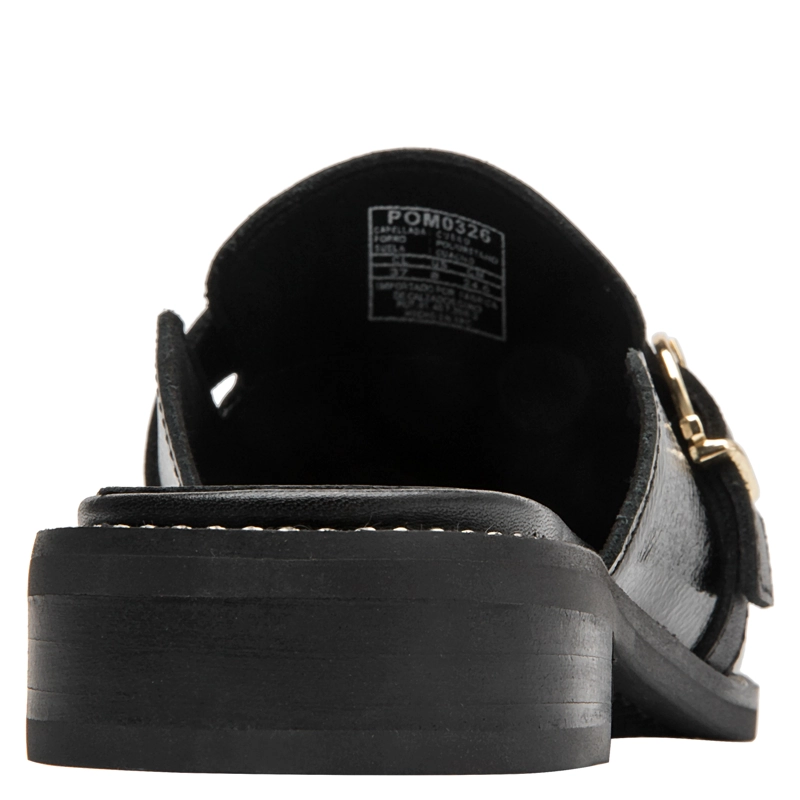 BABUCHA CASUAL MUJER POLLINI - POM0326 | NEGRO - 3