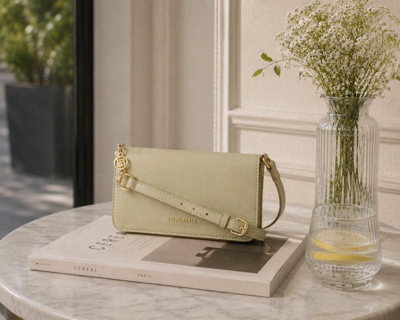 CARTERA BANDOLERA CUERO LUZ DA LUA - LDM0177 | VERDE - 2