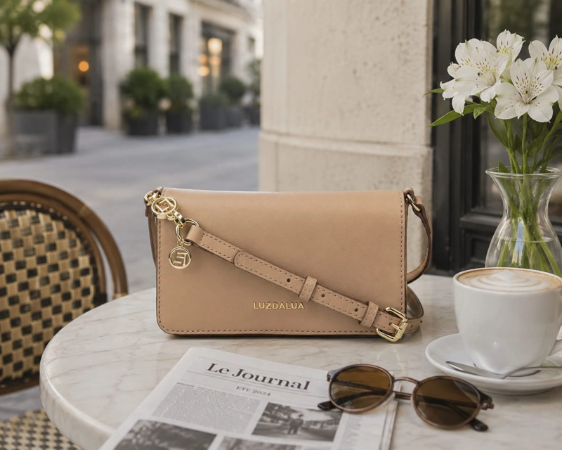 CARTERA BANDOLERA CUERO LUZ DA LUA - LDM0177 | BEIGE - 2