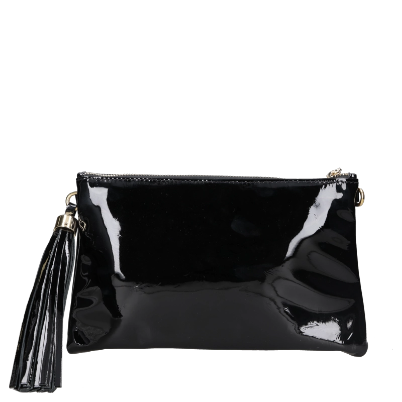CARTERA CUERO CHAROL Y CADENA FIESTA LUZ DA LUA - LDM0180 - 5