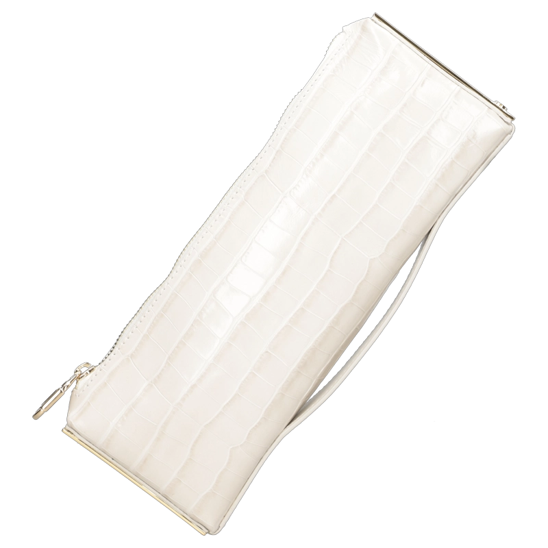 CARTERA CLUTCH CUERO FIESTA LUZ DA LUA - LDM0182 | BLANCO - 7