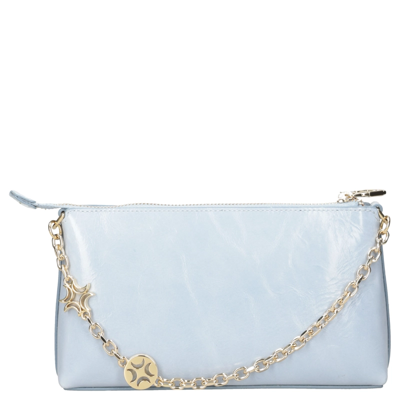 CARTERA BANDOLERA CUERO LUZ DA LUA - LDM0181 | CELESTE - 4