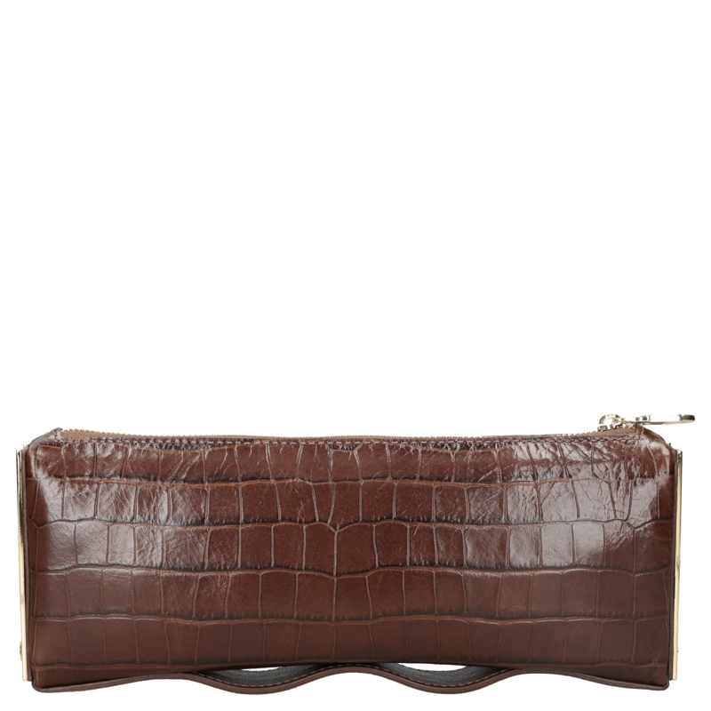 CARTERA CLUTCH CUERO FIESTA LUZ DA LUA - LDM0182 | MARRON - 3