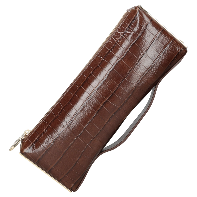 CARTERA CLUTCH CUERO FIESTA LUZ DA LUA - LDM0182 | MARRON - 7