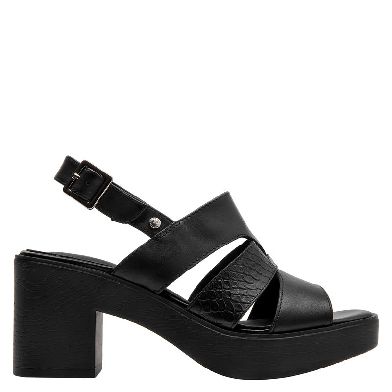 SANDALIA CASUAL MUJER POLLINI - POM0019 | NEGRO - 1