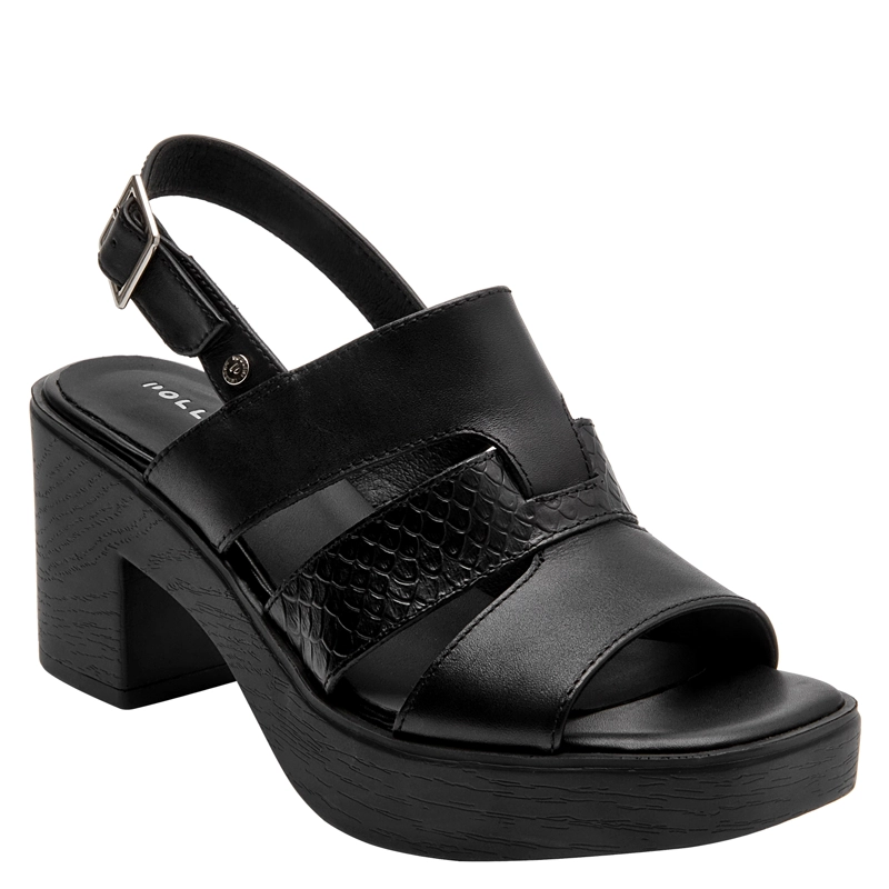 SANDALIA CASUAL MUJER POLLINI - POM0019 | NEGRO - 2