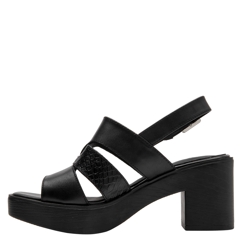 SANDALIA CASUAL MUJER POLLINI - POM0019 | NEGRO - 5