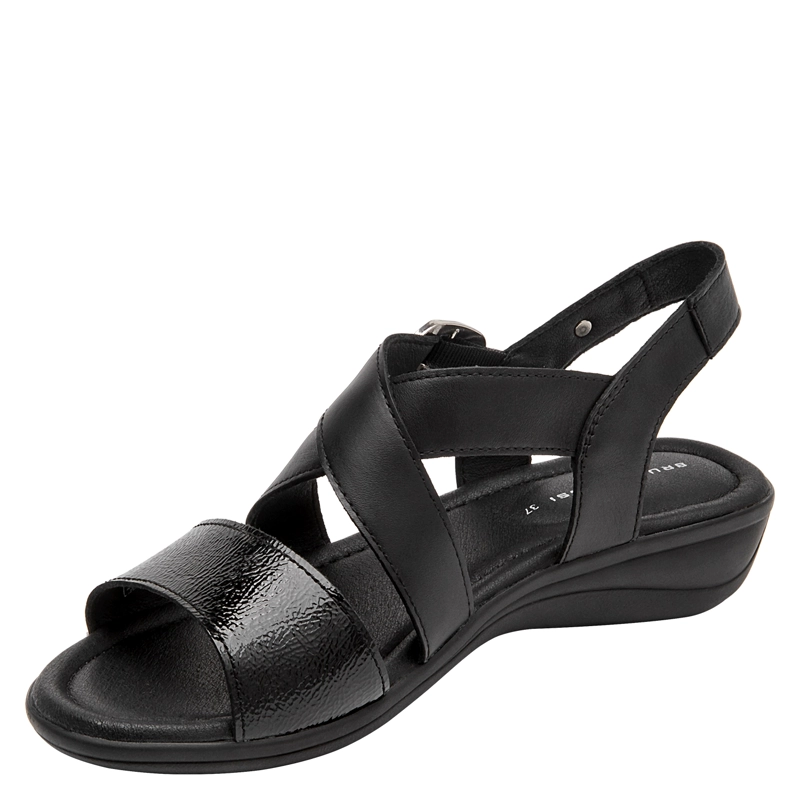 SANDALIA CASUAL MUJER BRUNO ROSSI - BRM0400 | NEGRO - 5