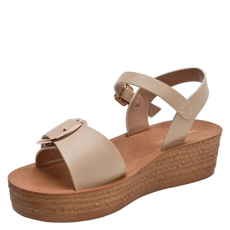 SANDALIA CASUAL MUJER BRUNO ROSSI - BRM0482 | BEIGE - 5