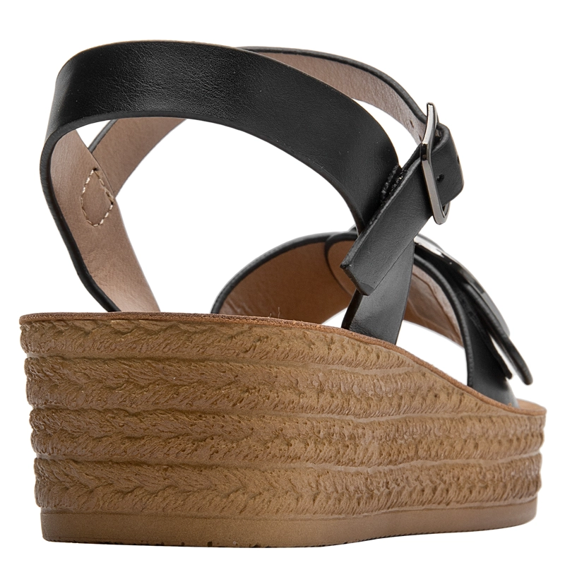 SANDALIA CASUAL MUJER BRUNO ROSSI - BRM0482 | NEGRO - 3