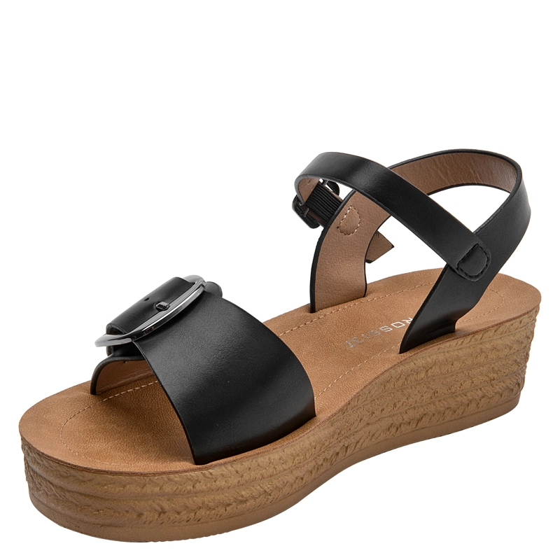 SANDALIA CASUAL MUJER BRUNO ROSSI - BRM0482 | NEGRO - 5