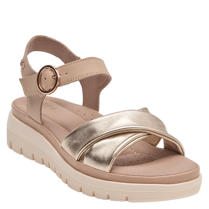 SANDALIA CASUAL MUJER 16 HRS - 16M0511 | DORADO - 2