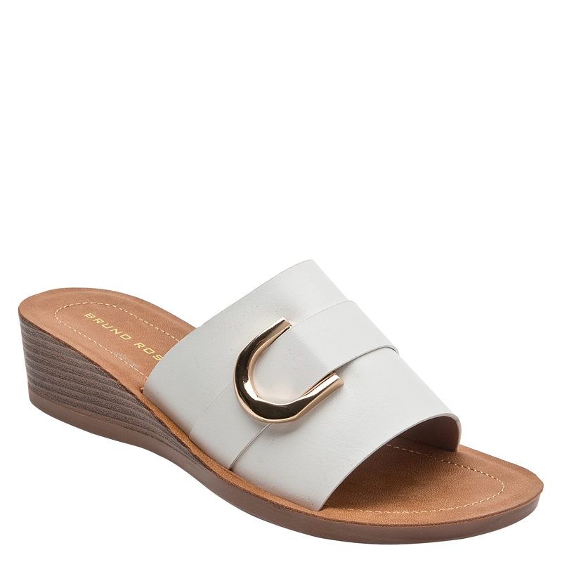 SANDALIA CASUAL MUJER BRUNO ROSSI - BRM0484 | BLANCO - 2
