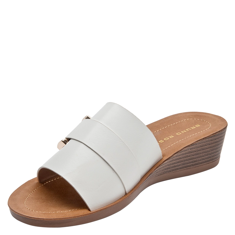 SANDALIA CASUAL MUJER BRUNO ROSSI - BRM0484 | BLANCO - 5