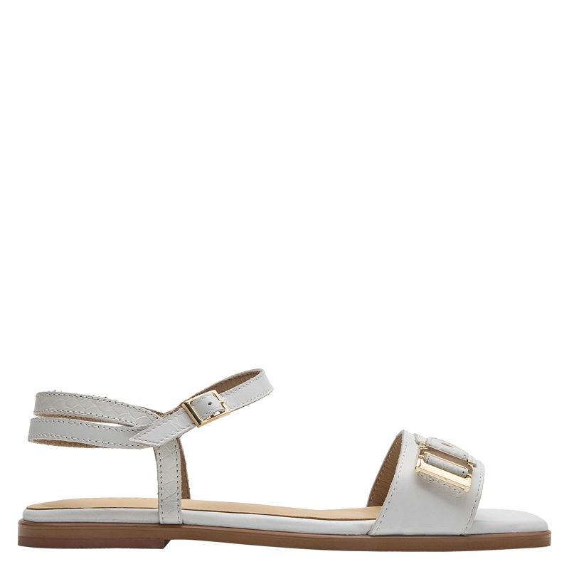 SANDALIA CASUAL MUJER POLLINI - POM0307 | BLANCO - 2