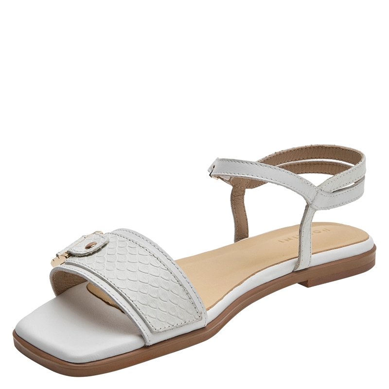 SANDALIA CASUAL MUJER POLLINI - POM0307 | BLANCO - 5