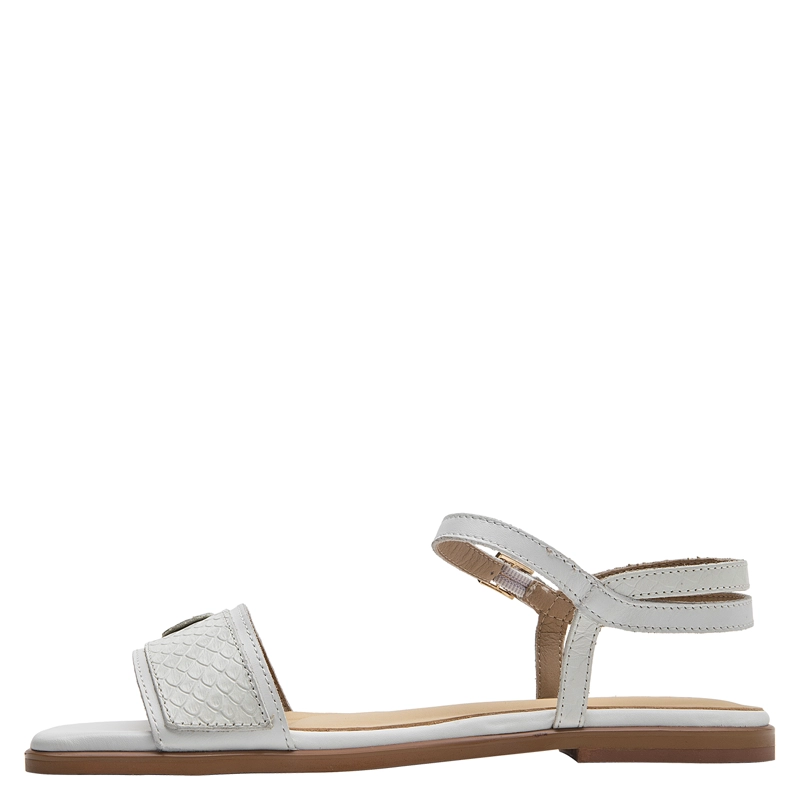 SANDALIA CASUAL MUJER POLLINI - POM0307 | BLANCO - 6
