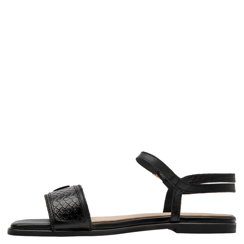 SANDALIA CASUAL MUJER POLLINI - POM0307 | NEGRO - 9