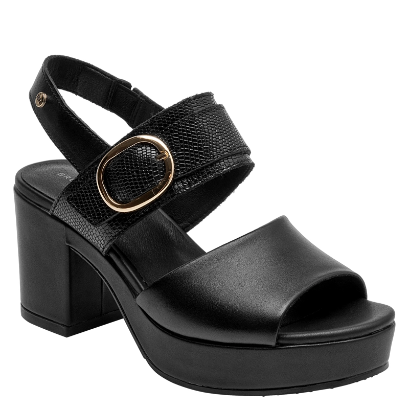 SANDALIA CASUAL MUJER BRUNO ROSSI - BRM0421 | NEGRO - 2