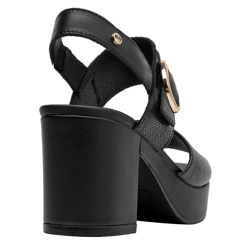 SANDALIA CASUAL MUJER BRUNO ROSSI - BRM0421 | NEGRO - 3
