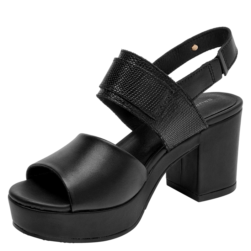 SANDALIA CASUAL MUJER BRUNO ROSSI - BRM0421 | NEGRO - 5