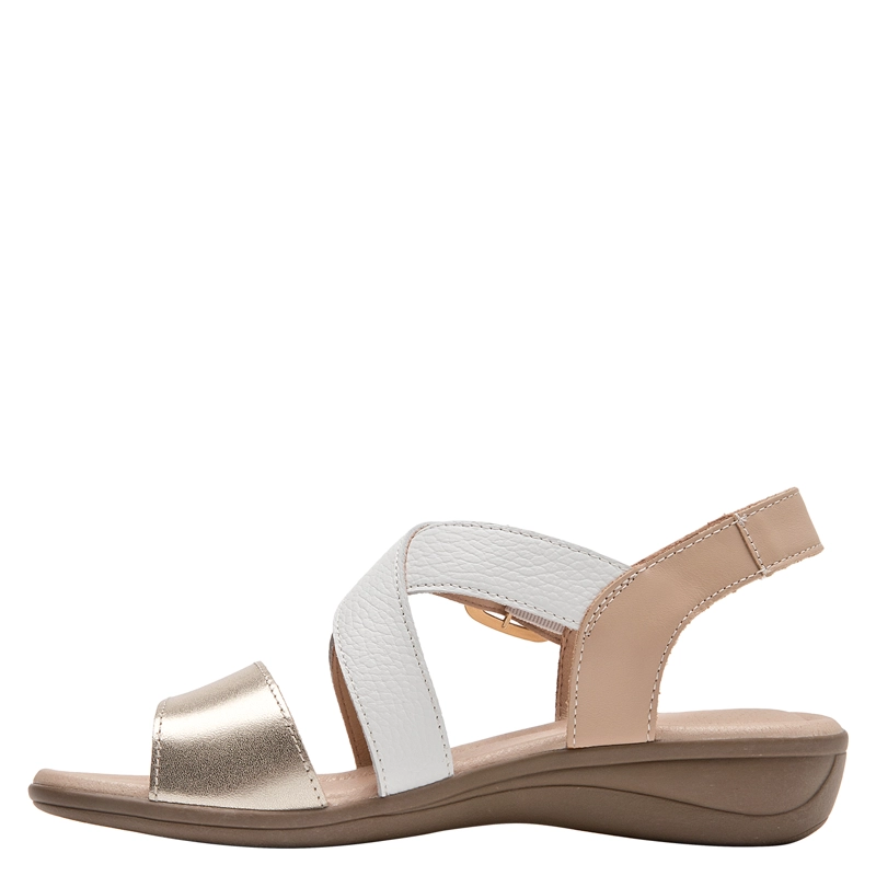 SANDALIA CASUAL MUJER BRUNO ROSSI - BRM0400 | BLANCO - 5