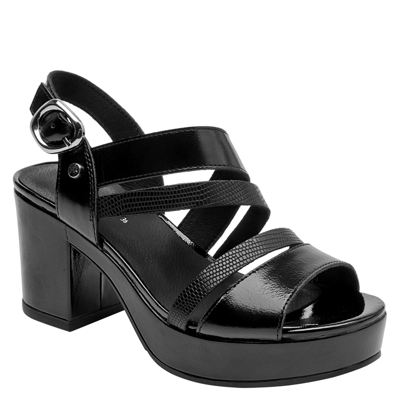 SANDALIA CASUAL MUJER BRUNO ROSSI - BRM0422 | NEGRO - 3
