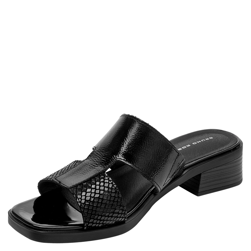 SANDALIA CASUAL MUJER BRUNO ROSSI - BRM0409 | NEGRO - 6
