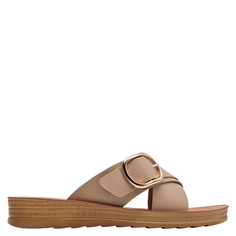 SANDALIA CASUAL MUJER BRUNO ROSSI - BRM0492 | BEIGE - 1