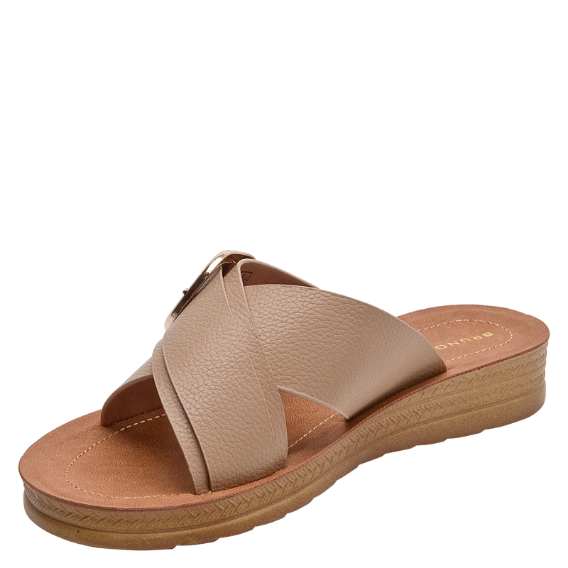 SANDALIA CASUAL MUJER BRUNO ROSSI - BRM0492 | BEIGE - 5