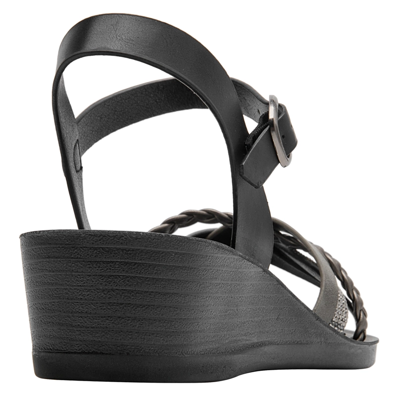 SANDALIA CASUAL MUJER BRUNO ROSSI - BRM0483 | NEGRO - 3