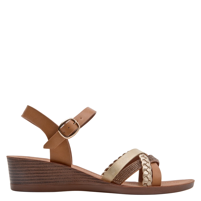 SANDALIA CASUAL MUJER BRUNO ROSSI - BRM0483 | NEGRO - 6