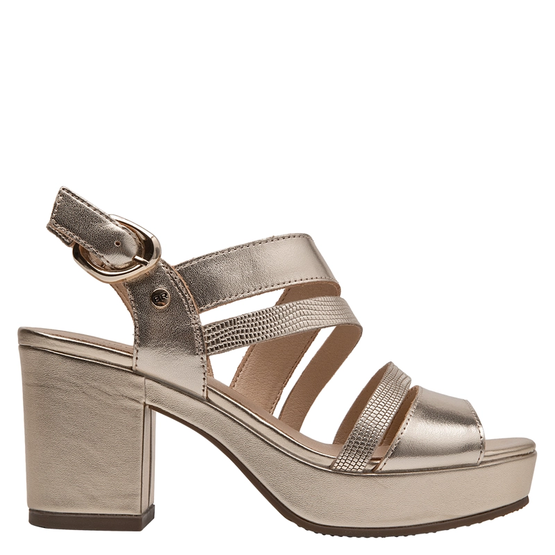 SANDALIA CASUAL MUJER BRUNO ROSSI - BRM0422 | DORADO - 6